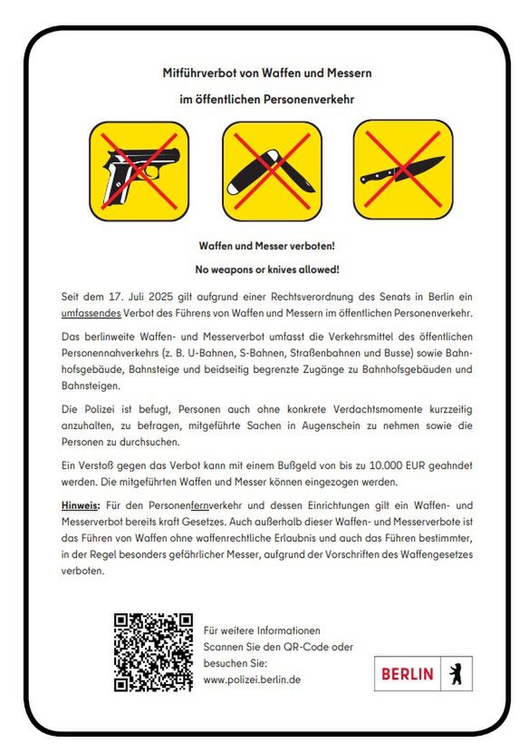 Takie plakaty wiszą w Niemczech