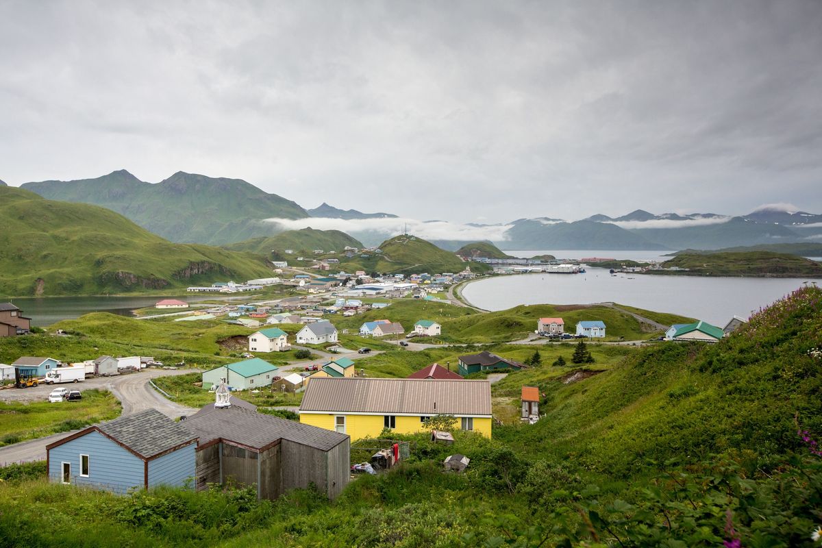 Unalaska to główne miasto archipelagu Aleuty