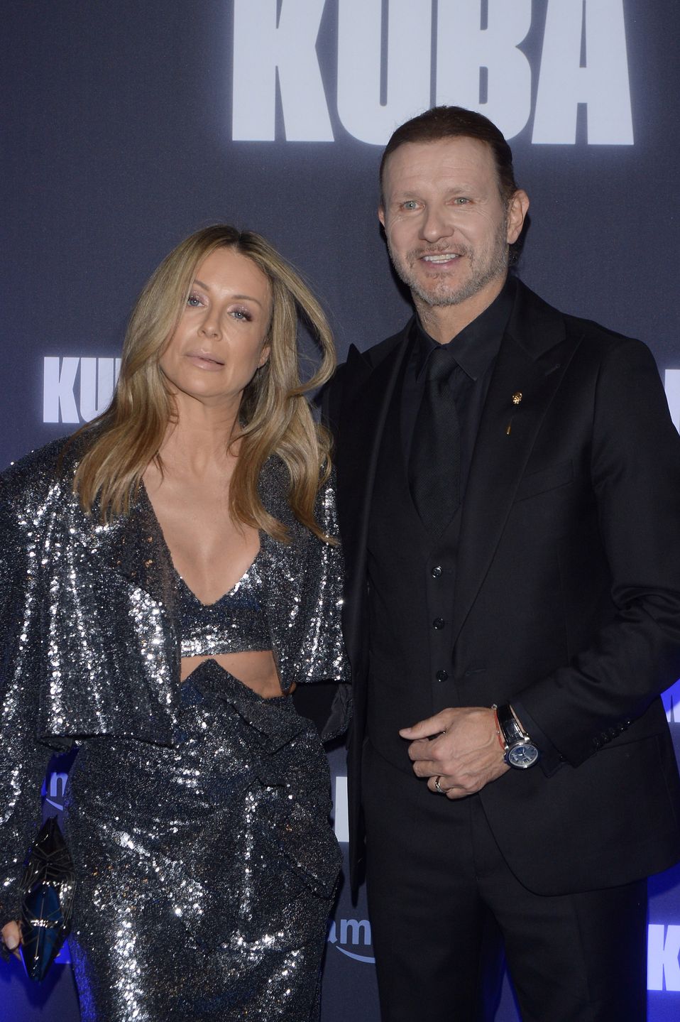 Spięcie Małgorzaty Rozenek i Radosława Majdana na ściance