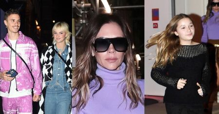 Familia Beckhamów wspiera Victorię na świątecznej imprezie. Brooklyn Beckham i Nicola Peltz nie skorzystali z zaproszenia... (ZDJĘCIA)
