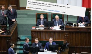 Transmisja bije rekordy. Polacy rzucili się do oglądania Sejmu