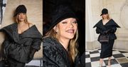 Szykowna Rihanna w ekstrawaganckiej stylizacji podbija paryski pokaz Diora. Ma smykałkę do mody? (ZDJĘCIA)