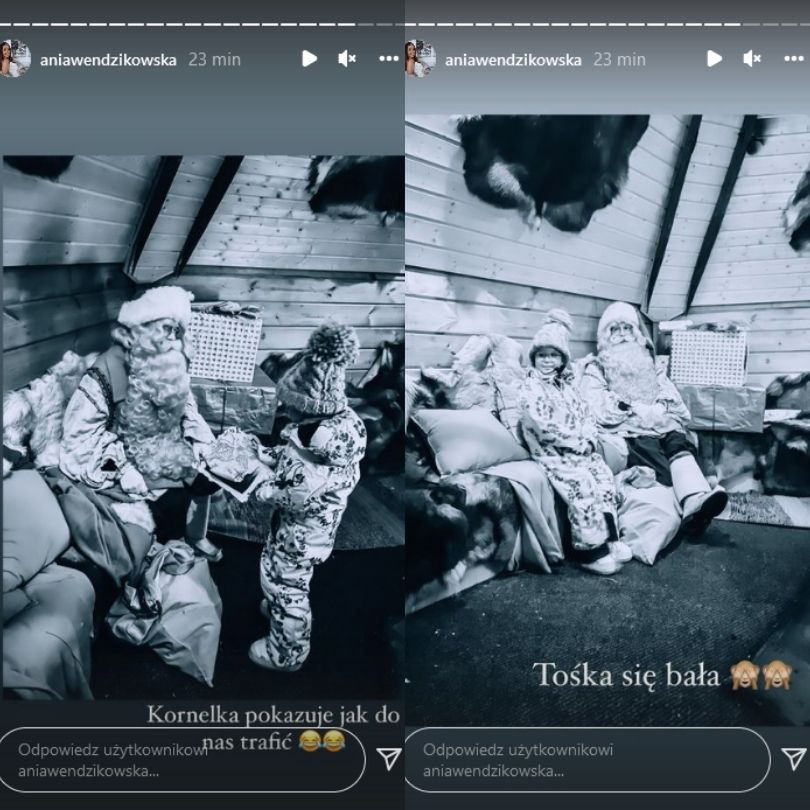 Anna Wendzikowska zabrała córki do Laponii