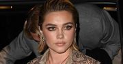 Bezkompromisowa Florence Pugh. Na wieczór wybrała prześwitujący zestaw