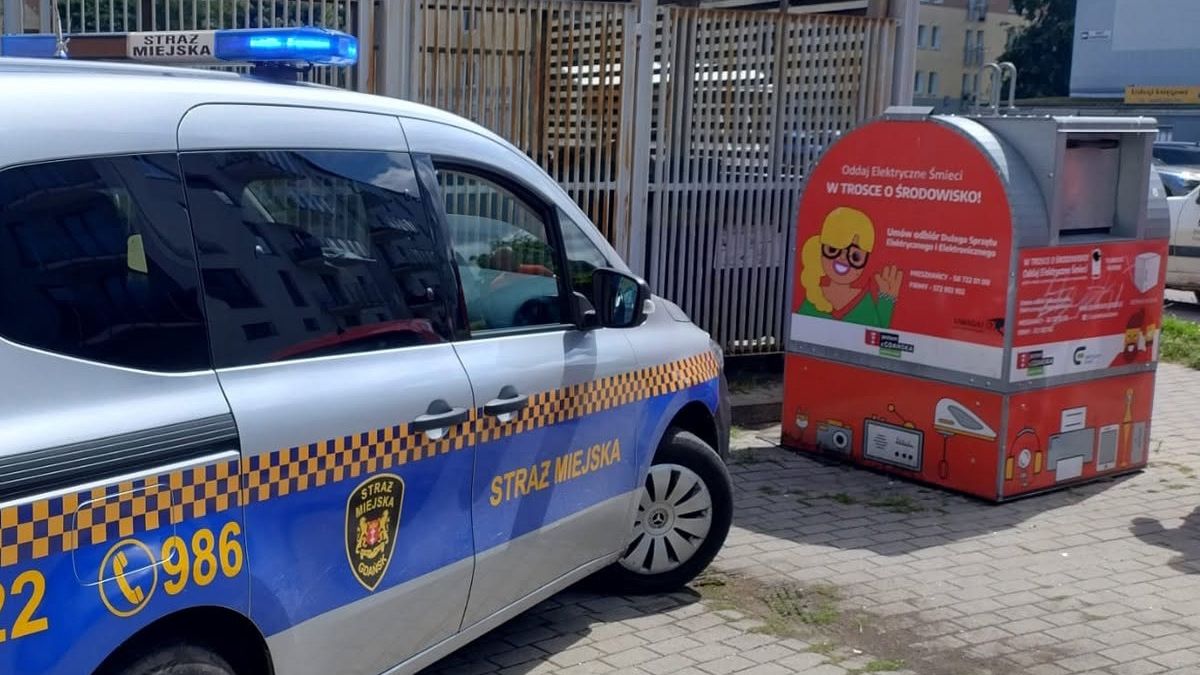 Interwencja Straży Miejskiej w Gdańsku