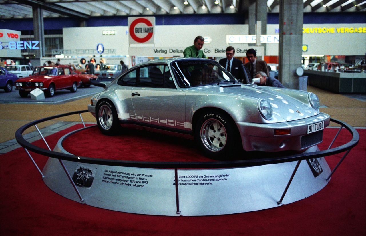 Prototypowe Porsche 911 Turbo na IAA w 1973 r.