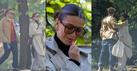 Julia Wieniawa spędza miły dzień w towarzystwie TAJEMNICZEGO mężczyzny: wizyta w restauracji, wspólny spacer oraz CIEPŁE pożegnanie