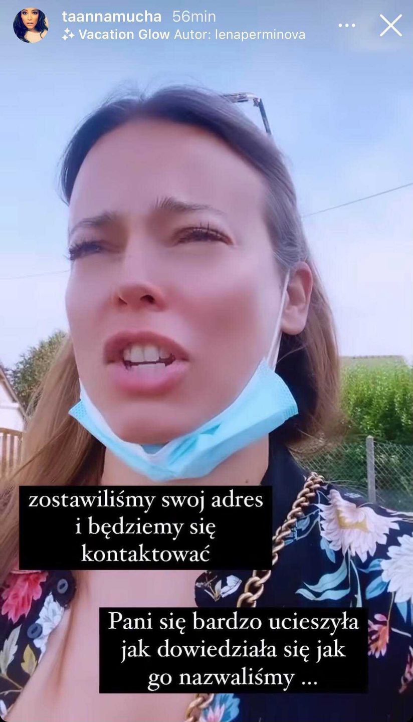 Anna Mucha ratuje zająca