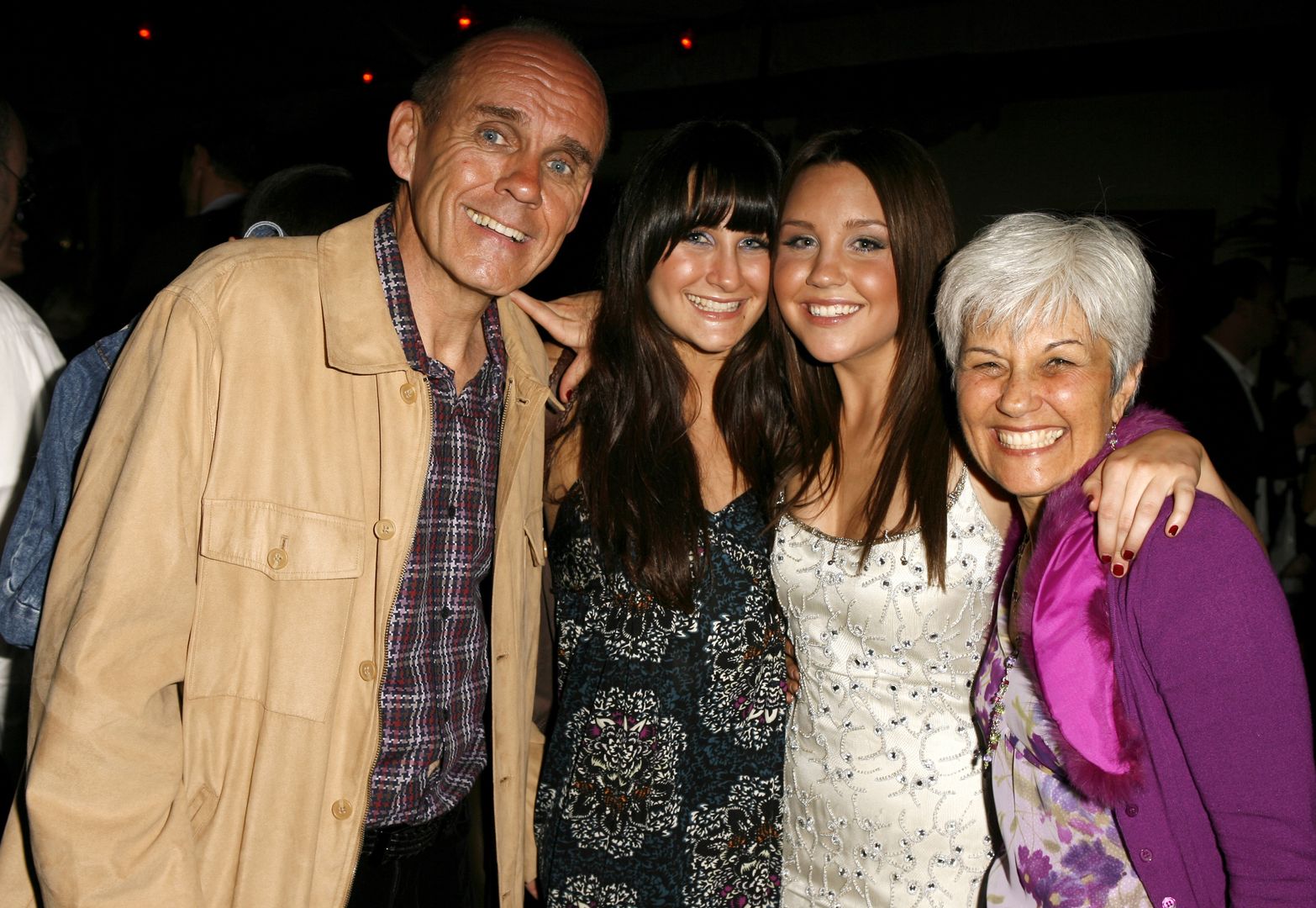 Rick Bynes, Jillian Bynes, Amanda Bynes i Lynn Bynes w 2006 r.