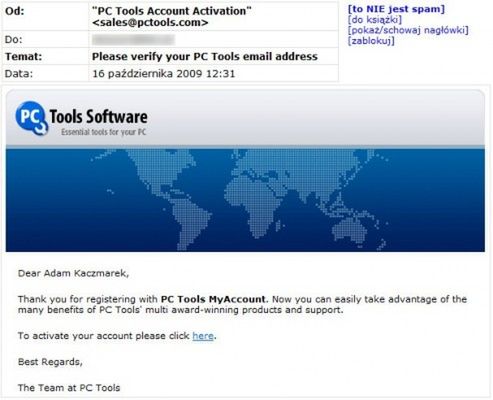 Pakiet PC Tools Internet Security 2010 z licencją na 1 rok za DARMO - zobacz jak go zdobyć! 3