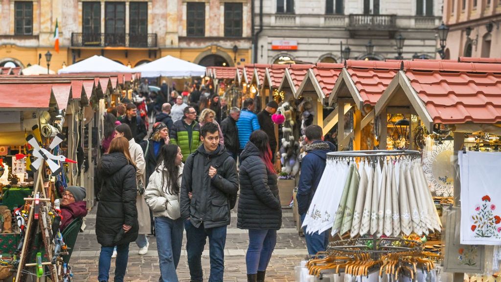 Jarmark wielkanocny w Krakowie w 2023 r.