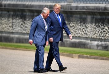 Trump znów w Londynie. "Bezprecedensowe" spotkanie z królem