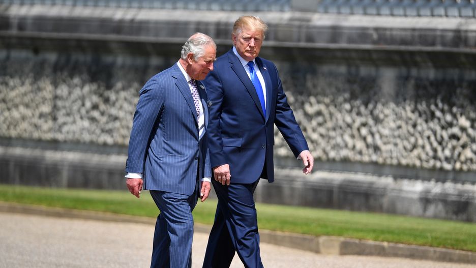 U.S. President Trump's State Visit To UK - Day One
LONDON, ENGLAND - JUNE 03: US President Donald Trump (R) is greeted by Prince Charles, Prince of Wales at Buckingham Palace on June 3, 2019 in London, England. President Trump's three-day state visit will include lunch with the Queen, and a State Banquet at Buckingham Palace, as well as business meetings with the Prime Minister and the Duke of York, before travelling to Portsmouth to mark the 75th anniversary of the D-Day landings. (Photo by Jeff J Mitchell/Getty Images)
Jeff J Mitchell
bestof, topix