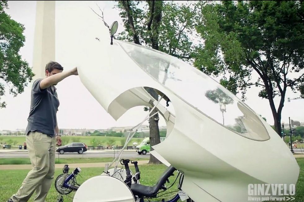 GinzVelo: elektryczny samochód i rower w jednym. Tak wygląda pogromca korków 3