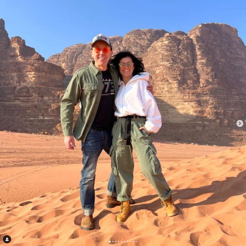 Maciej Kurzajewski i Katarzyna Cichopek w Jordanii