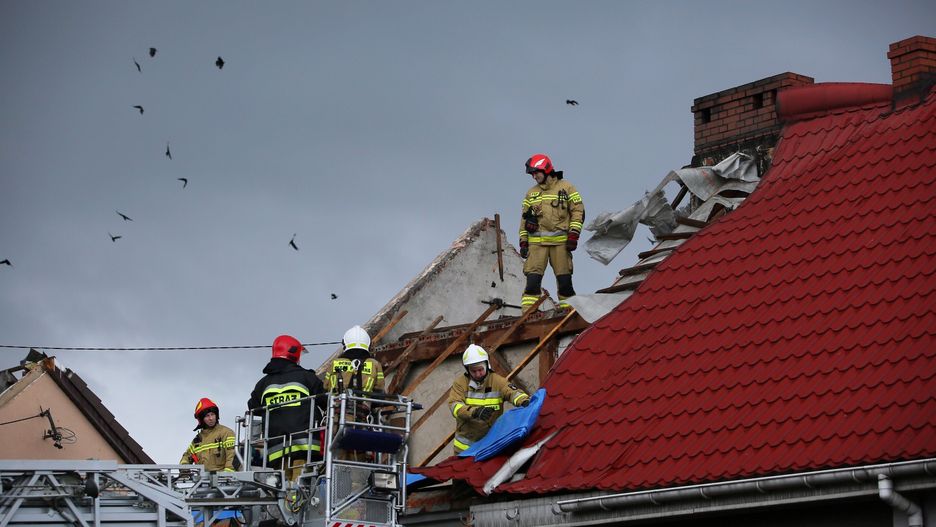 Trąba powietrzna w Dobrzycy 