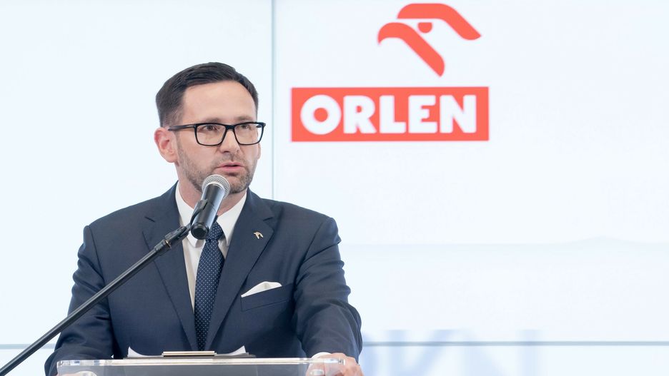 Fuzja Orlenu i Lotosu - konferencja prasowa
01.08.2022 Gdansk Konferencja prasowa prezesa Daniela Obajtka na temat dzialan PKN ORLEN zwiazanym z budowa koncernu multienergetycznego
Fot. Wojciech Strozyk/REPORTER
N/z: Daniel Obajtek
Wojciech Strozyk/REPORTER