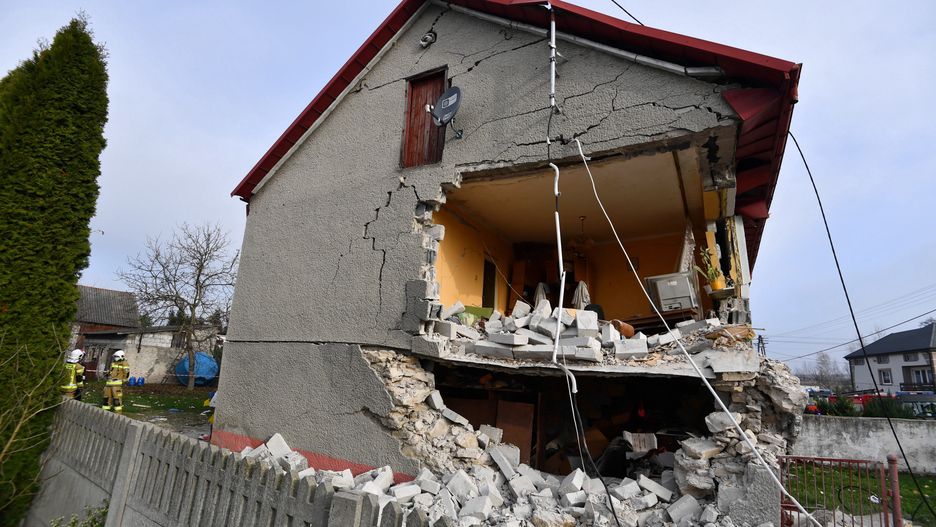 Świętokrzyskie. Wybuch gazu w domu jednorodzinnym 