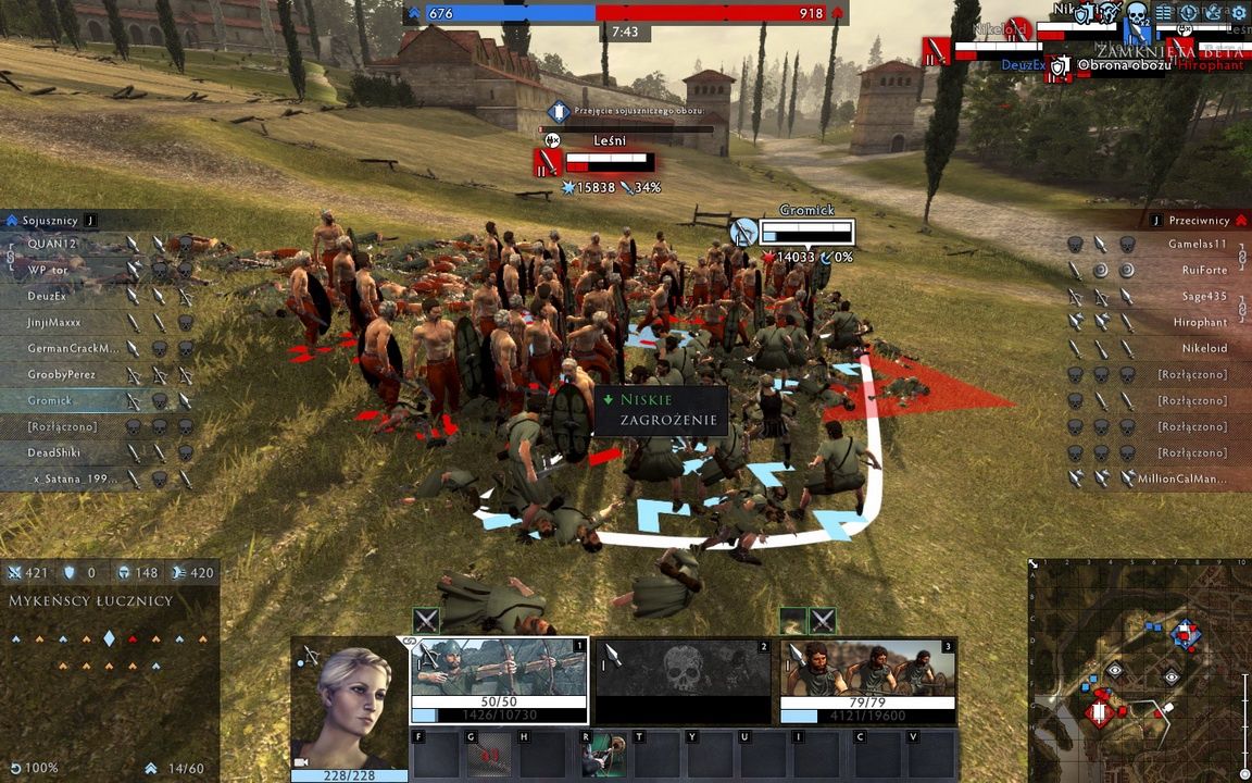 Total War: Arena - starcie dwóch oddziałów