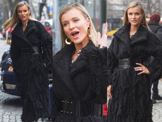 Zjawiskowa Joanna Krupa promuje finał "Top Model" w wełnianym płaszczu