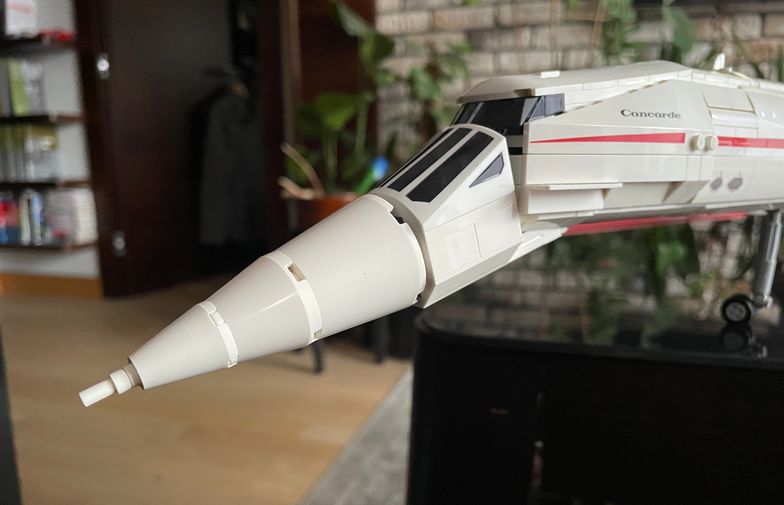 Concorde z klocków LEGO