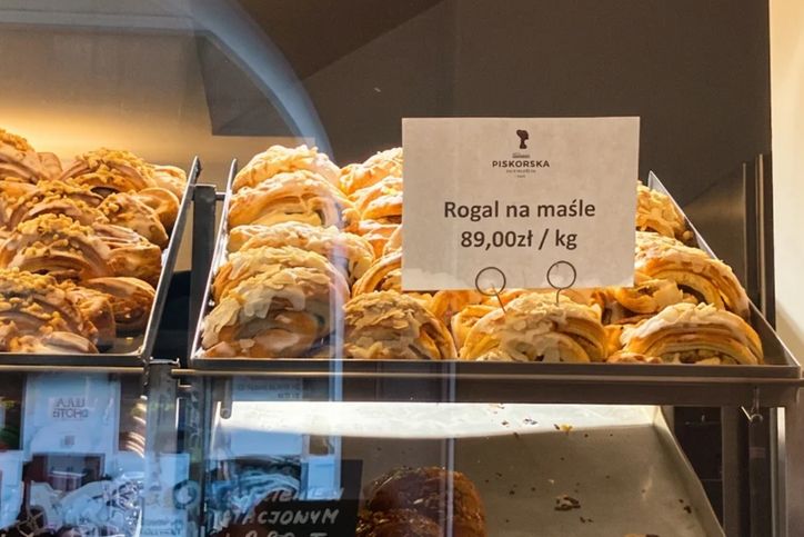 Rogale na maśle w cukierni Piskorska