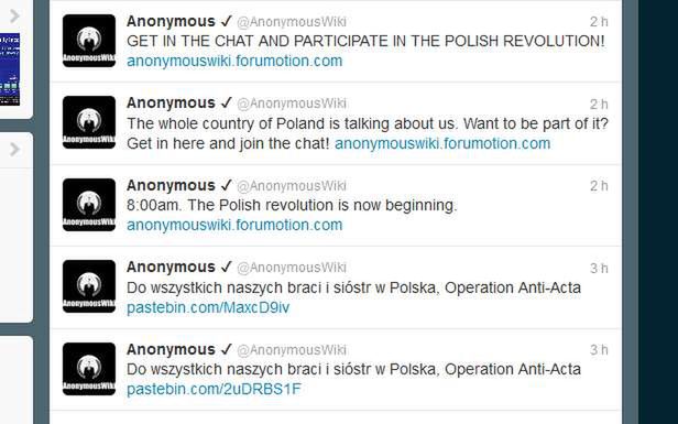 Strony polskiego premiera i Sejmu znikają z Sieci. Awaria czy udany atak Anonimowych? 4