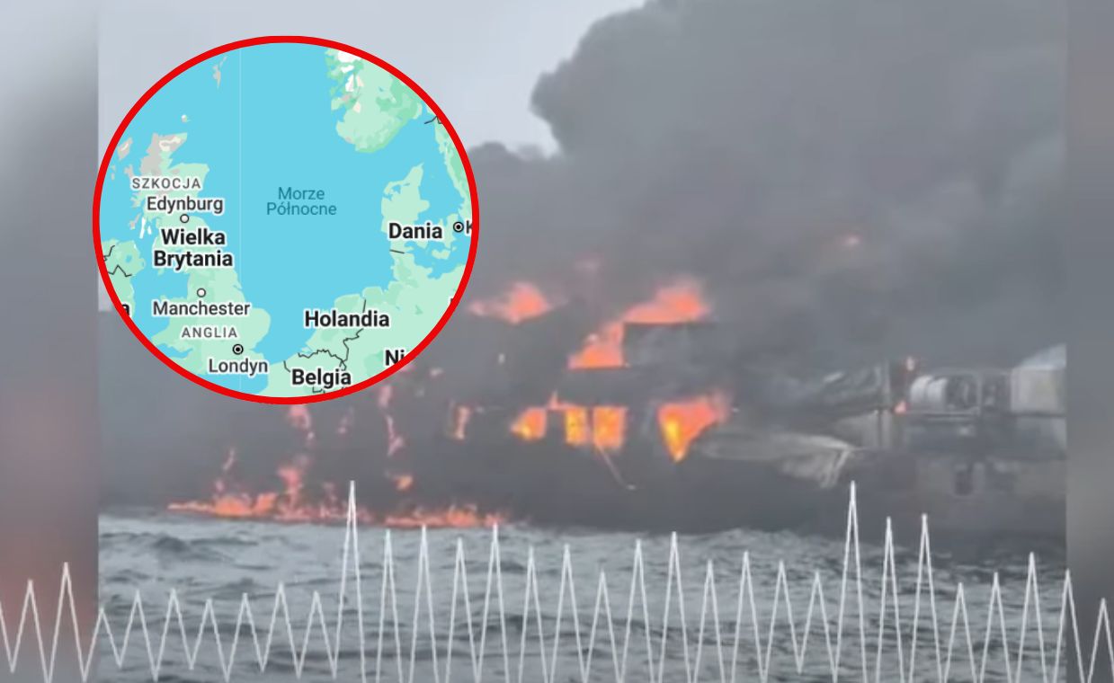 North Sea collision ignites massive fires and rescue efforts