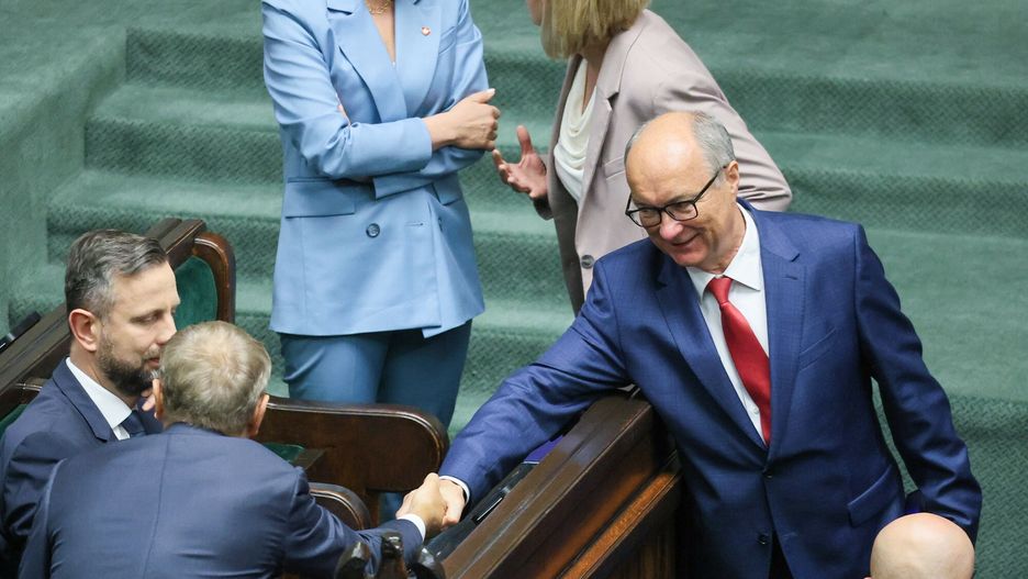 Włodzimierz Czarzasty i Donald Tusk