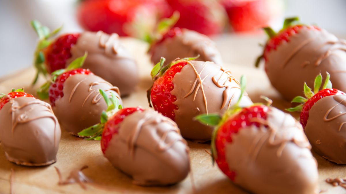 Truskawki w czekoladzie -  Pyszności