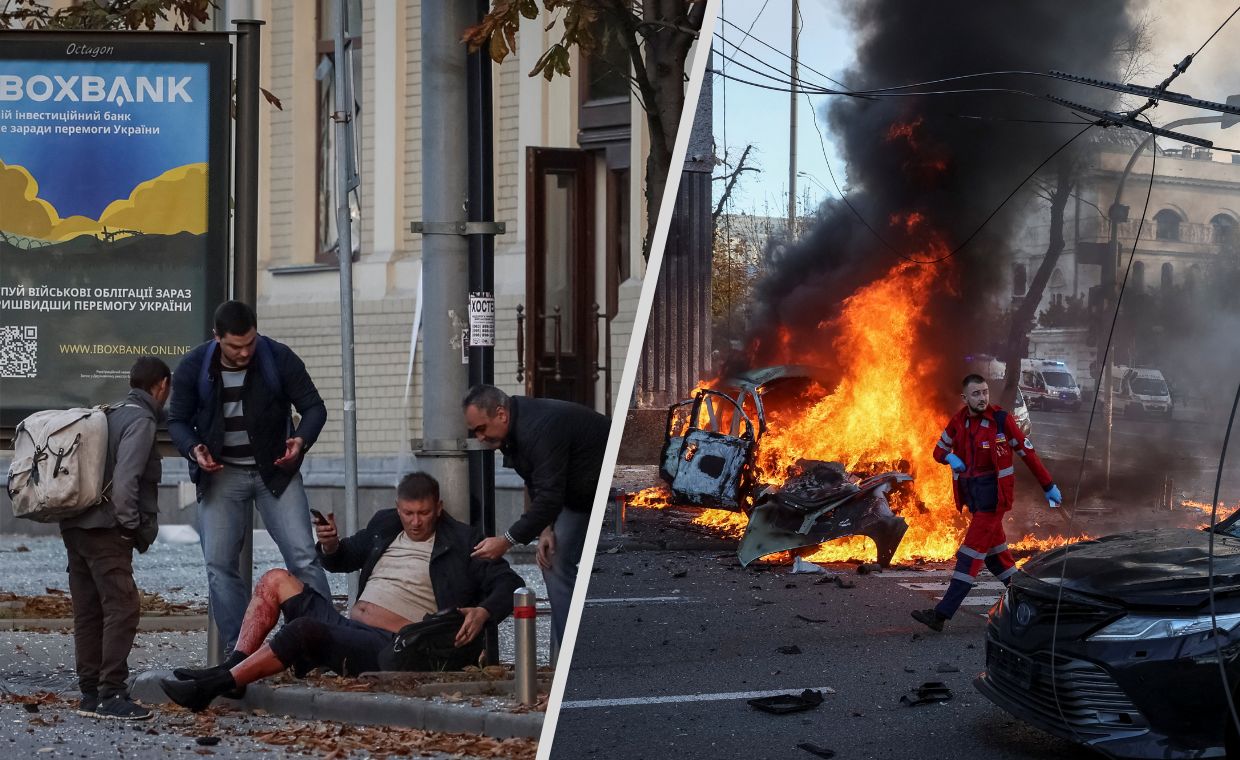 Rosjanie zaatakowali wiele miast