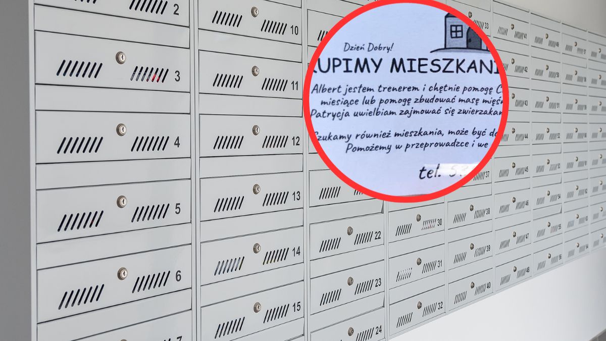 Ta kartka wylądowała w skrzynkach mieszkańców jednego z bloków