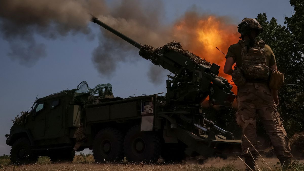 Ukraińska artyleria w akcji