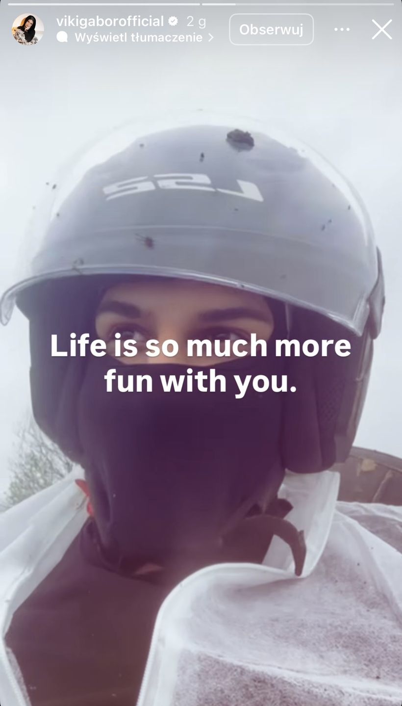 Viki Gabor relacjonuje wypad z ukochanym 