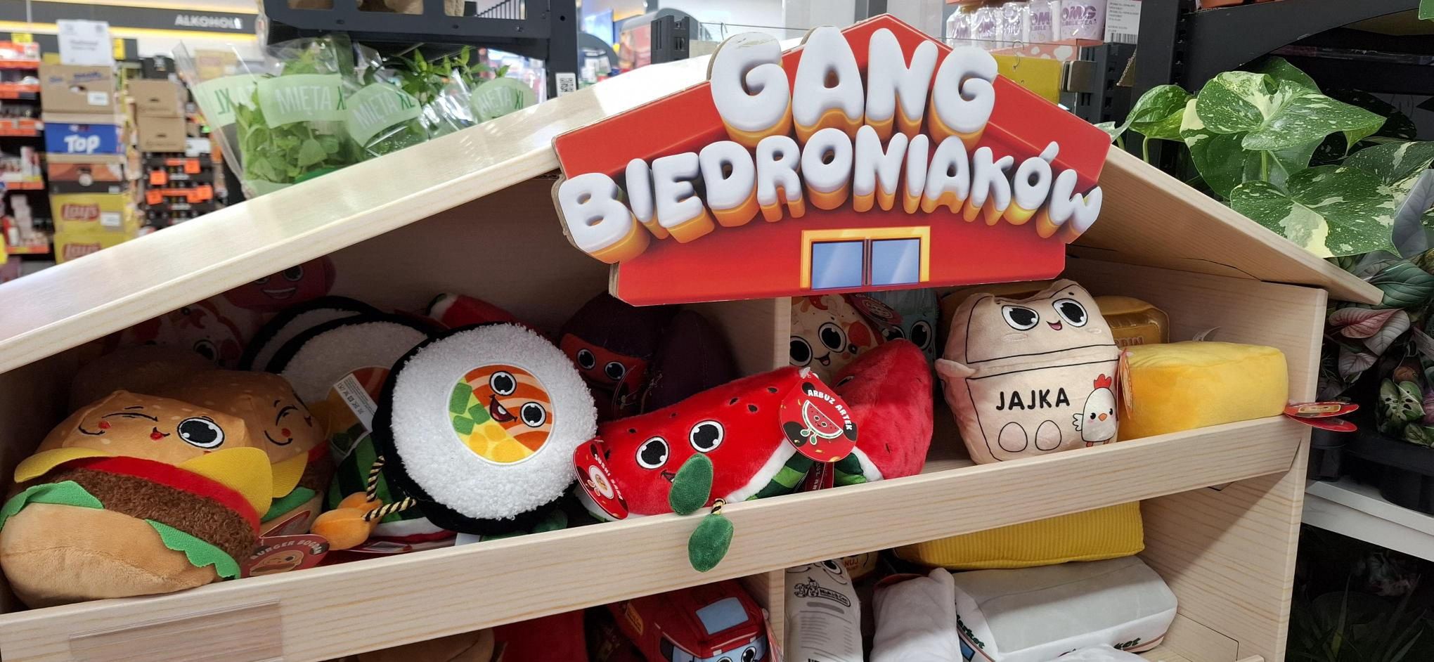 Maskotki z Gangu Biedroniaków