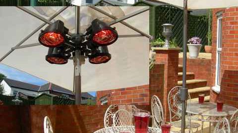 Infrared Parasol Heater, czyli ogrzej się pod parasolem 1