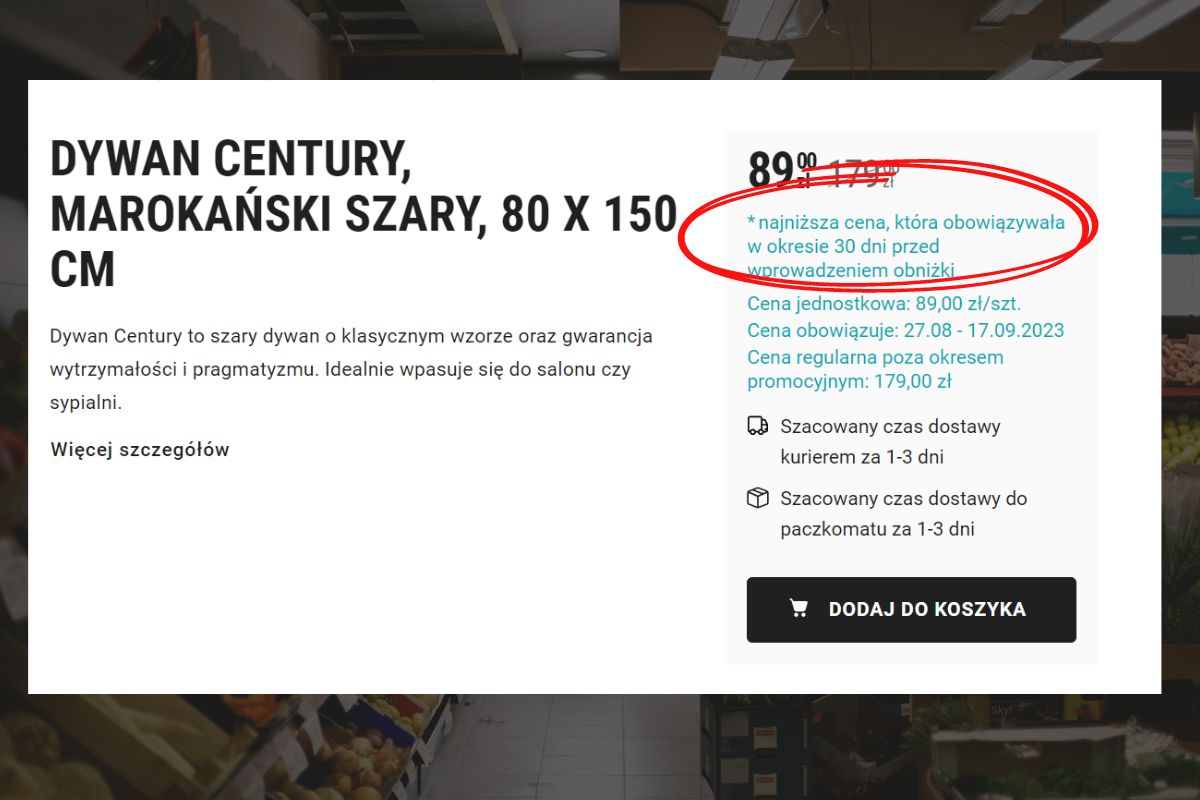 Obecne oznaczenia cen pormocyjnych 