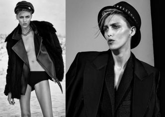 Męska Anja Rubik w nowej sesji