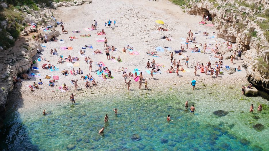 Turyści kochają włoskie plaże