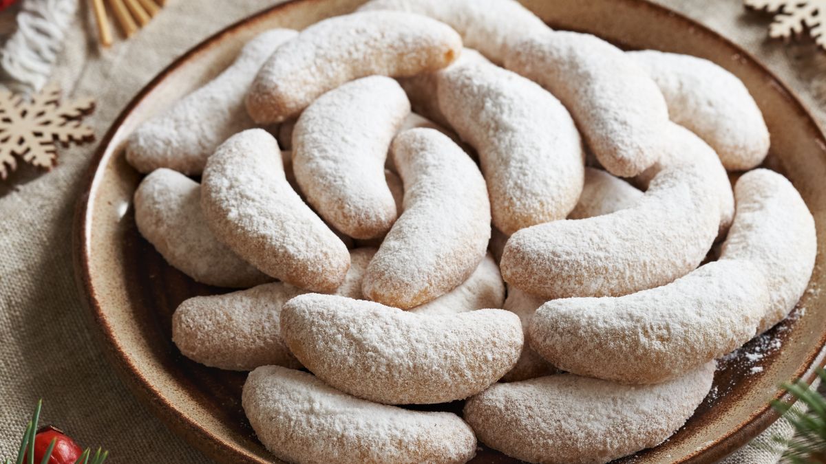 Ciasteczka świąteczne rożki są proste i przepyszne