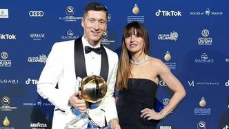 Robert Lewandowski i Anna Lewandowska zadają szyku u boku Cristiano Ronaldo w kreacjach za SETKI TYSIĘCY (ZDJĘCIA)