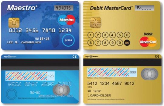 Karty kredytowe z wbudowanym ekranem i klawiaturą