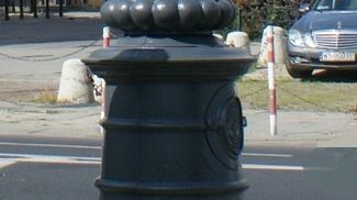 Warszawa. Model 1904 r. po konserwacji, pl. Trzech Krzyży
