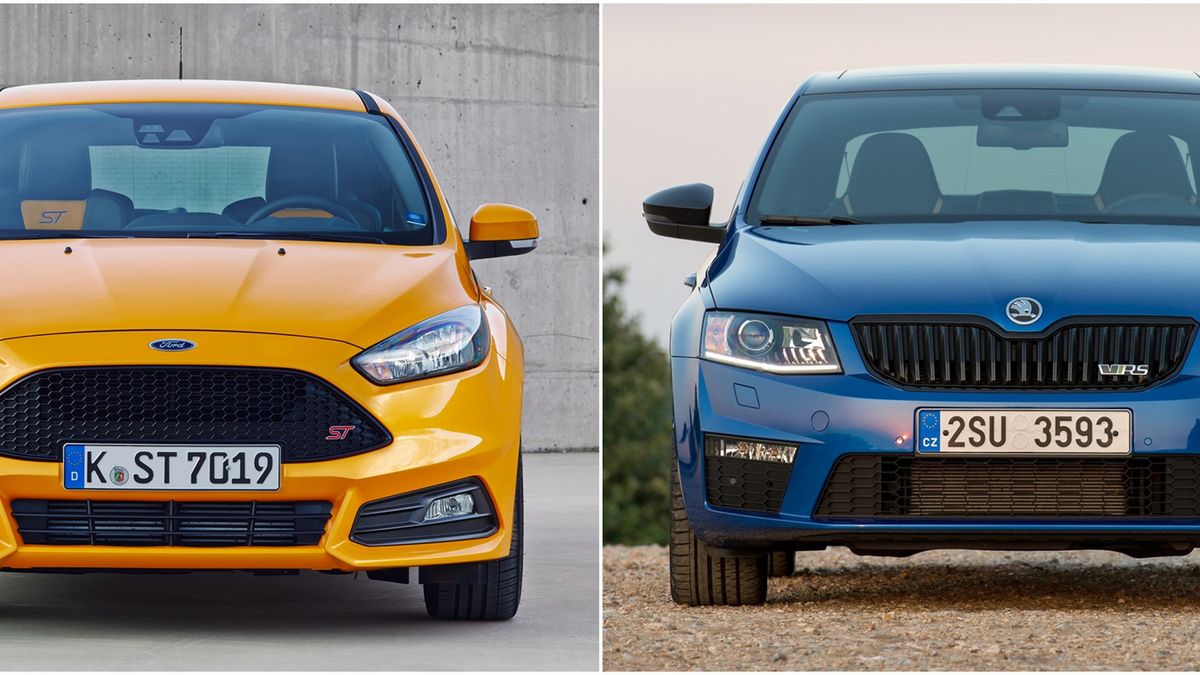 Jeszcze w 2018 roku można było kupić oba samochody w salonie. Octavia trochę się teraz zmieniła, a Ford wycofał ST z oferty.