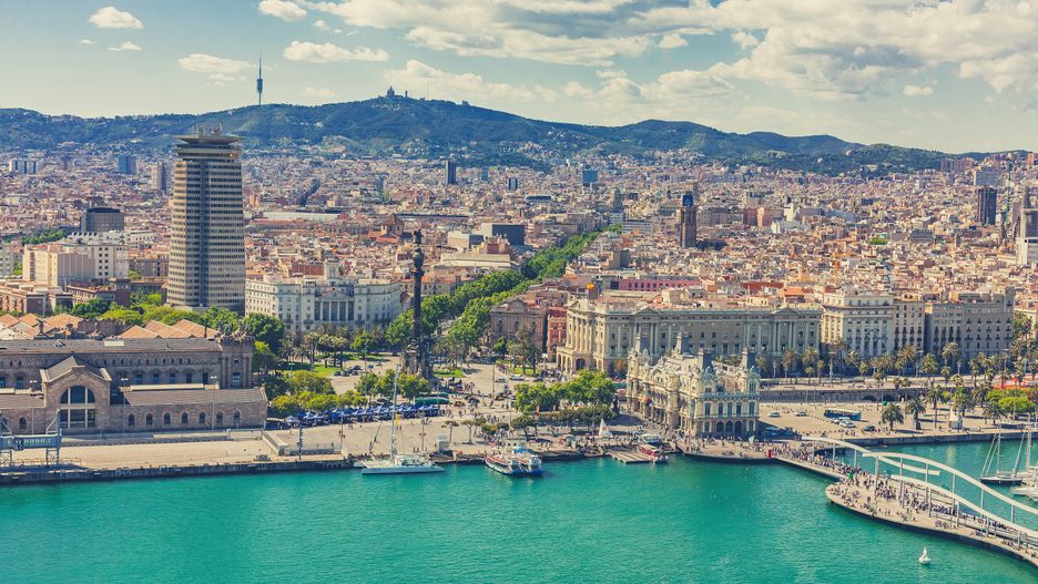 La Rambla street and promenade top view Barcelona Spain
Central embankment with Columbus statue, La Rambla street and promenade top view Barcelona, Spain
Olga Sapegina
coast, promenade, summer, marine, pier, history, las, ramblas, downtown, panorama, monument, ship, water, marina, vacation, skyline, picturesque, old, top, harbor, embankment, sea, yacht, costa, brava, scenic, spanish, famous, historic, rambles, port, columbus, catalunya, outdoors, street, tourism, view, landmark, europe, aerial, cityscape, architecture, town, rambla, mediterranean, spain, city, catalonia, barcelona, travel