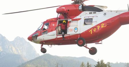 Tatry. Ranny turysta na szlaku. Interweniował śmigłowiec TOPR