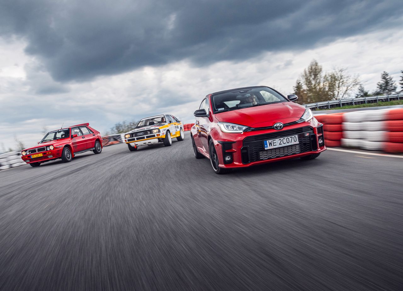 Toyota GR Yaris vs Audi quattro vs Lancia Delta HF Integrale