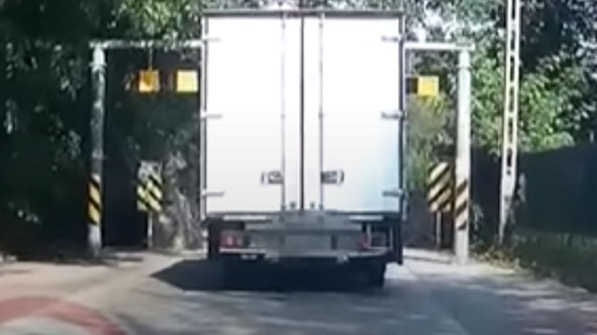 Kierowca postanowił zaryzykować