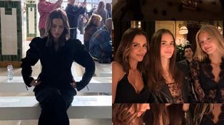 Sara Boruc podbija Paris Fashion Week w towarzystwie CÓREK. Oliwia i Amelia też zawojują świat mody? (ZDJĘCIA)