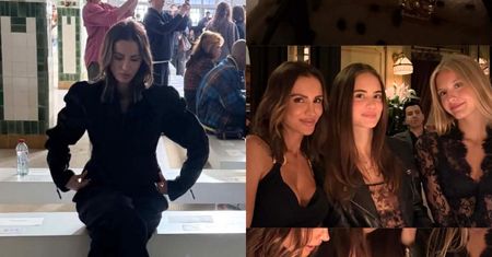 Sara Boruc podbija Paris Fashion Week w towarzystwie CÓREK. Oliwia i Amelia też zawojują świat mody? (ZDJĘCIA)